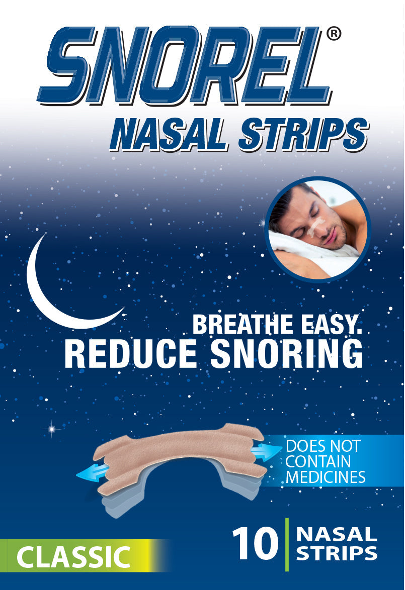 Snorel Classic Nasal Strips - 10 Pack