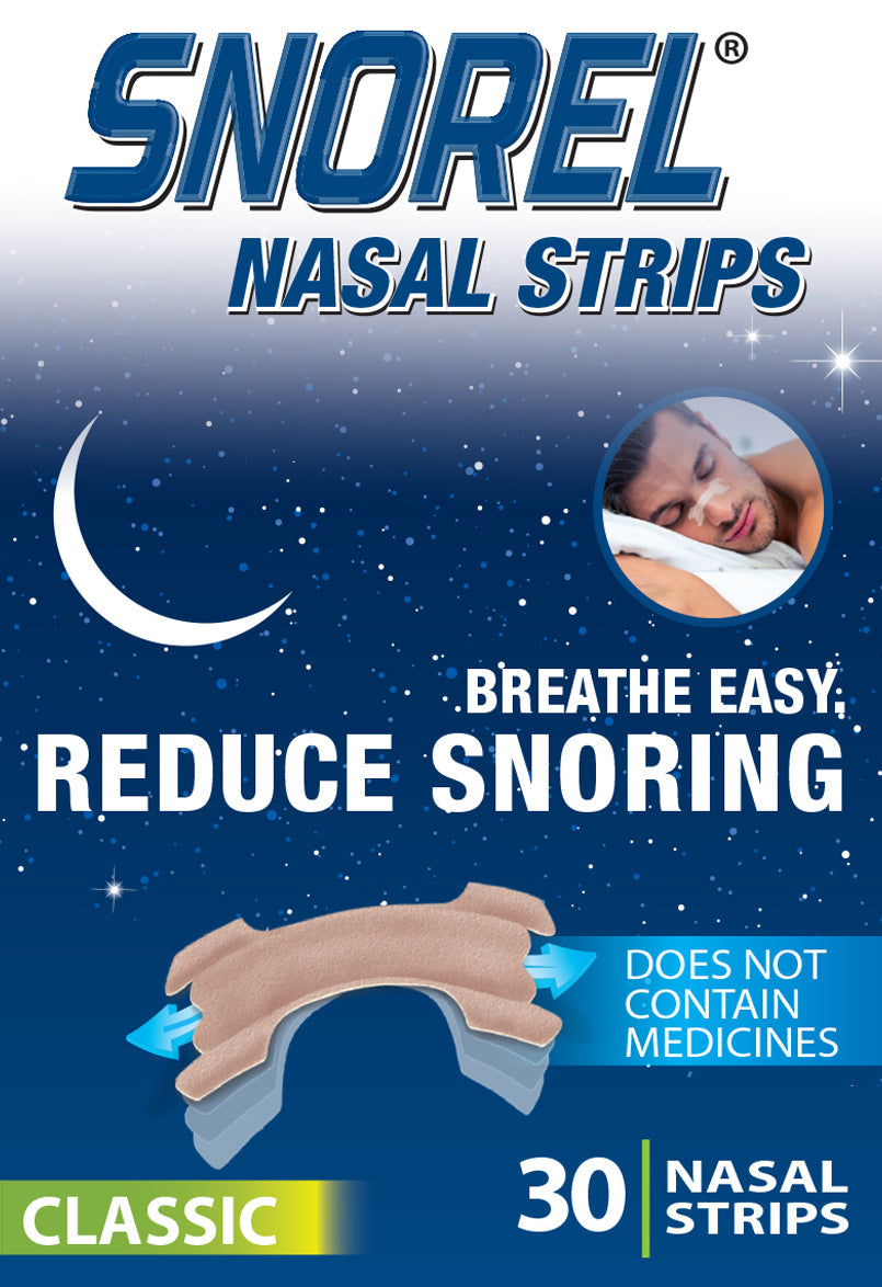 Snorel Classic Nasal Strips - 30 Pack